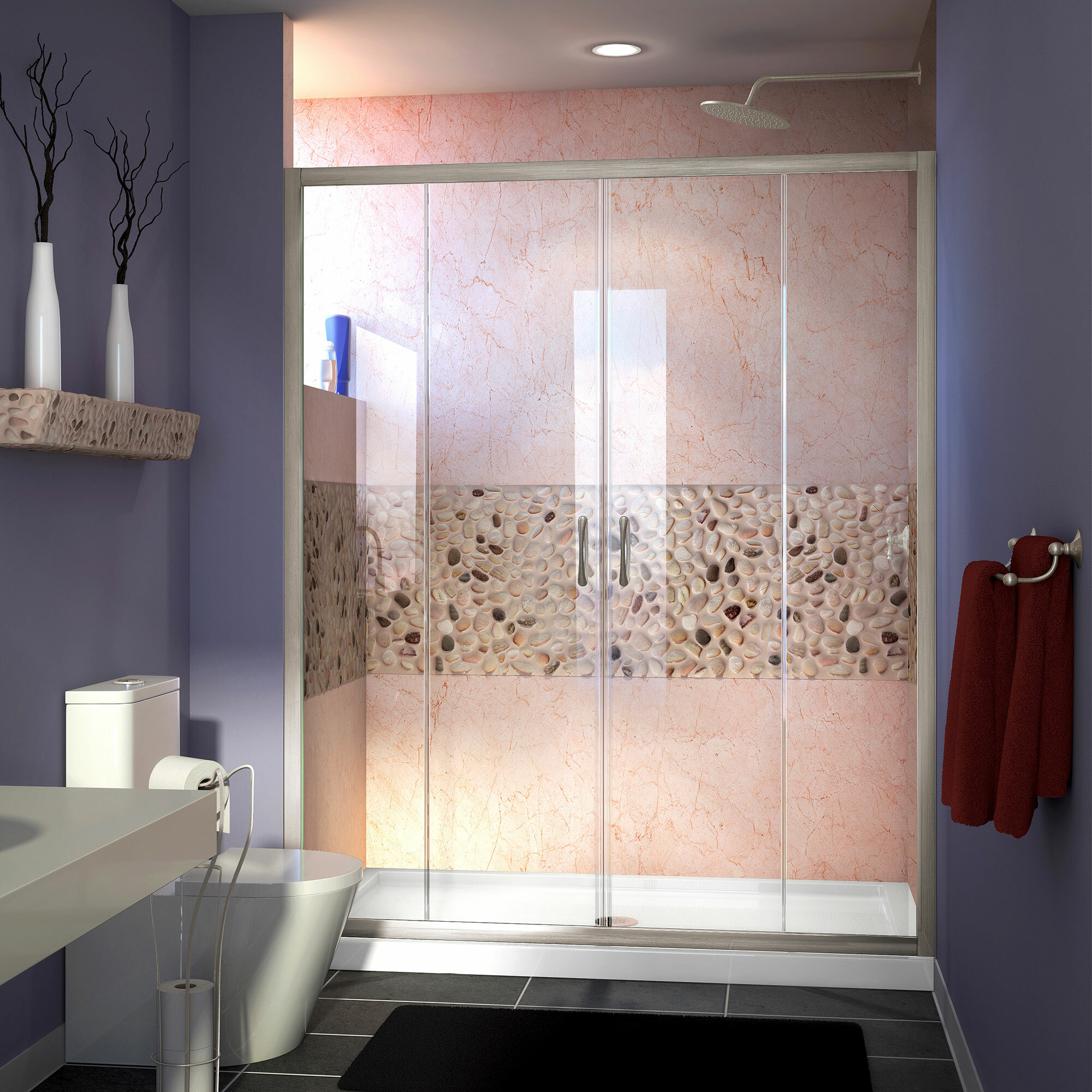 Avenue Semi-Frameless Sliding Shower Door - Dreamline