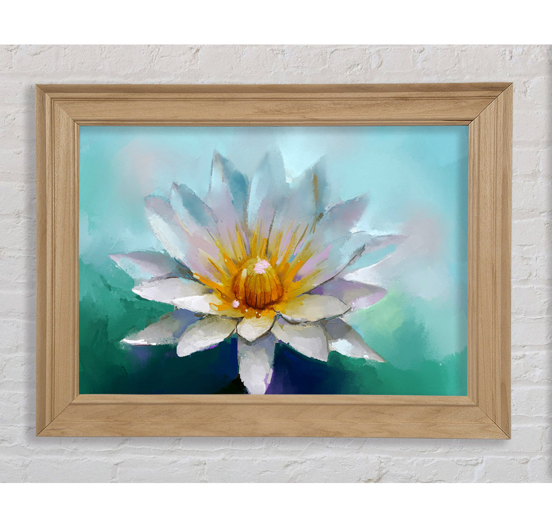 Gerahmter Kunstdruck Water Lily