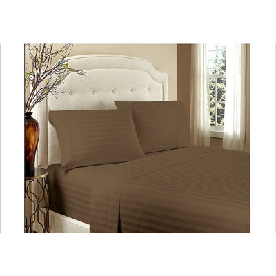 Microfiber Striped Sheet Set