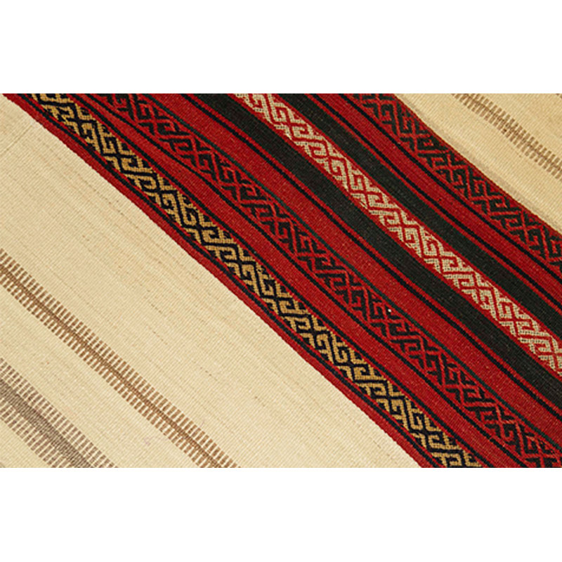 Afghan Hand Woven Wool Striped Area Rug