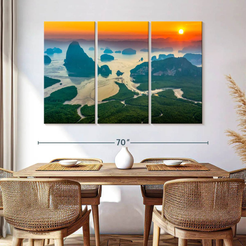 Rorry Phang Nga Bay Sunrise, 42" H x 65" W
