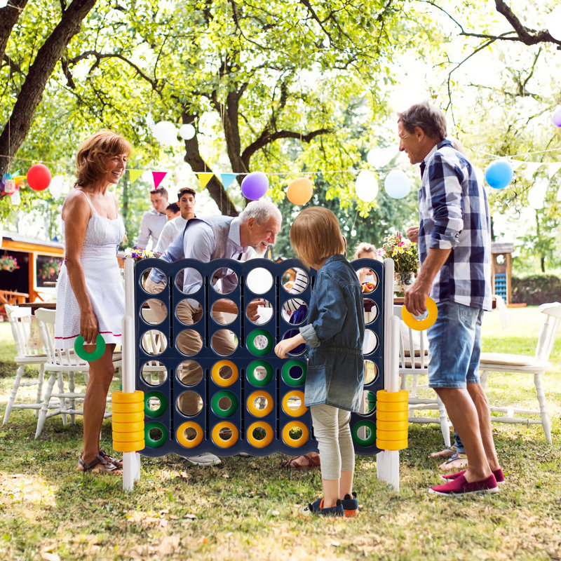 Jumbo 4-to-score Giant Game Set, Dark Blue