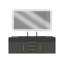 Ensemble de meuble-lavabo simple mural 60 "avec miroir Nile-84818213-84818214-84818215