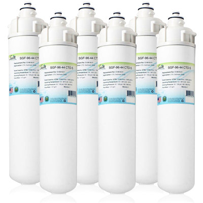 Swift Green Filters SGF-96-44 CTO-S Compatible Commercial Water Filter for EV9618-21, Made in USA-6 Pack