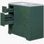 Ensemble de meuble-lavabo de 36 pouces, six tiroirs, séparateurs de tiroirs multifonctionnels, tablettes réglables-1195049554