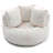Large Padding Bean Bag With 3 Pillows & Stripes, Corduroy Fabric Chair with Filler, 5 Colors, Stuffed Accent Sofa Lounge Floor Sofa for Gaming, Reading-1453353095