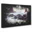 Ocean Crashing Against Rocks - Wrapped Canvas-56647780