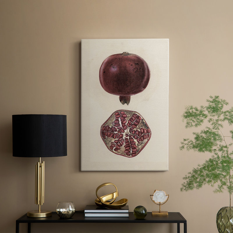 Imprimé floral rétro XLI - galerie Cavas, H 12 po x l 8 po