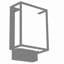 Black 22.1cm H Integrated LED Outdoor Wall Lantern