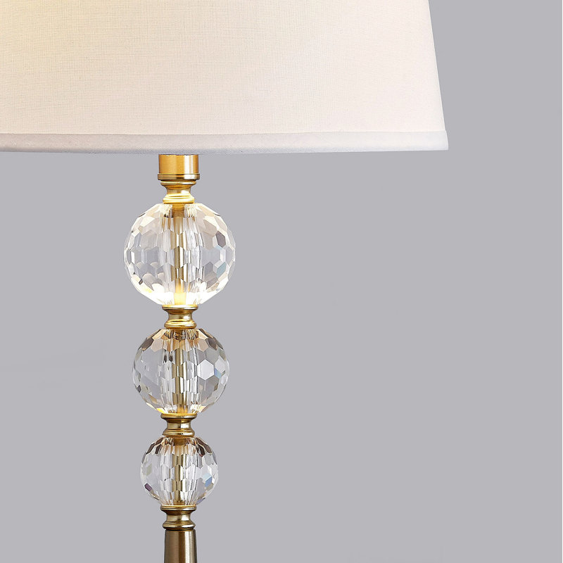 Lampe sur pied 61,5 po Bernaldo, Laiton antique
