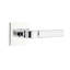 Aston Flat Privacy (Bed & Bath) Door Lever with Square Rosette-1556283121-1556283126