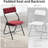 4-Pack Padded Folding Chairs – Portable Cushioned Dining Chairs for Guests-1830949872