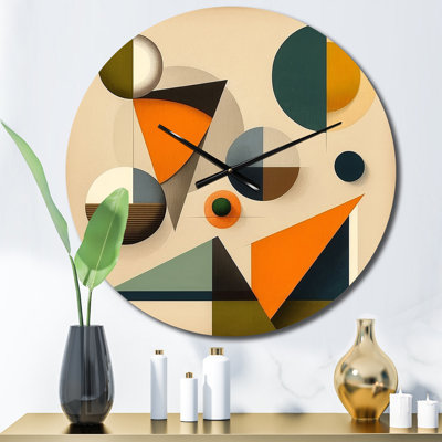 Horloge murale Midcentury Minimal