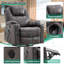 Deauna Upholstered Heated Massage Chair-891753107