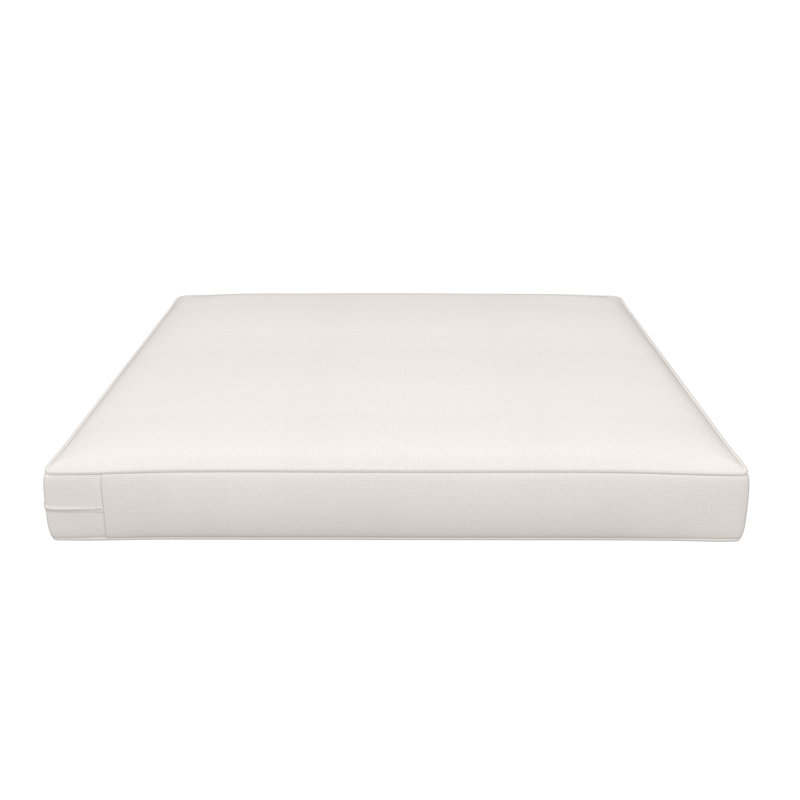 Coussin de siège pour repose-pieds Sunbrella®, Tissu naturel Sunbrella®, 24 po x 24 po