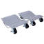 Chariot de voiture, chariot de roue robuste, 4 piquets de chariot de roue de roue d'une capacité de 6 000 lb-120491057