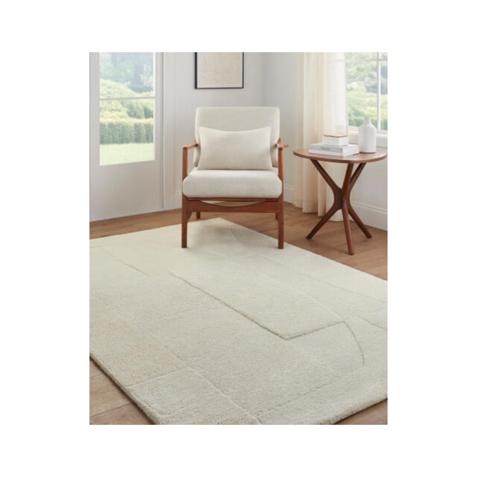 Henriksen Hand Tufted Area Rug, Rectangle 9' x 12'