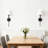 Industrial Wall Sconces Set Of 2 With White Fabric Shades, Retro Hardwired Wall Lights For Bathroom Vanity, Bedroom, Living Room And Kitchen-1277426605