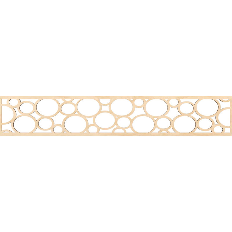 Moulure de chantournage, Bouleau, H 8 po x l 46,625 po x P 0,375 po