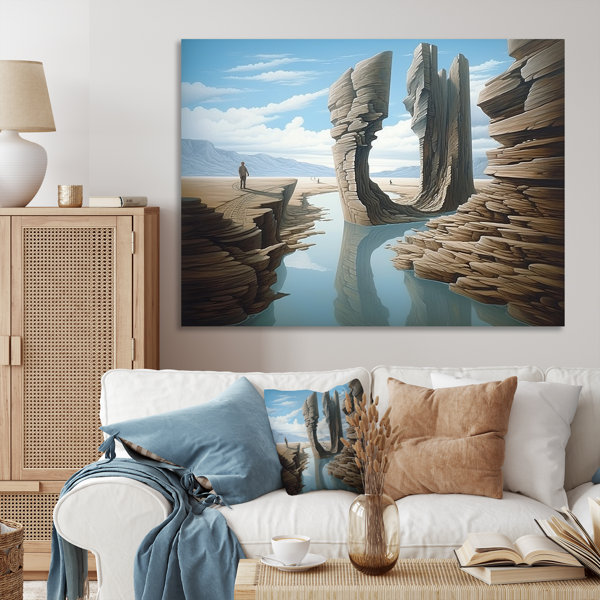 Surrealist Deep Rivers Dovecove River Into Surreal Fantasies Exploration II - Surrealism Wall ...