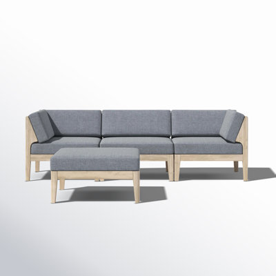 Jurgen 4 Piece Sectional Seating Group with Cushions