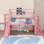 Lit mezzanine avec glissade et escalier House-914573901-914573906