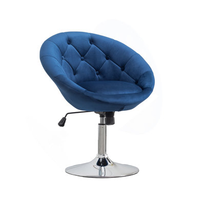 Luxurious Tufted Back Swivel Accent Chair With Hydraulic Base, Perfect For Enhancing Comfort And Style In Any Room.