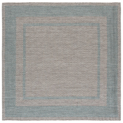 Courtyard Power Loom Performance No Pattern Indoor Rug