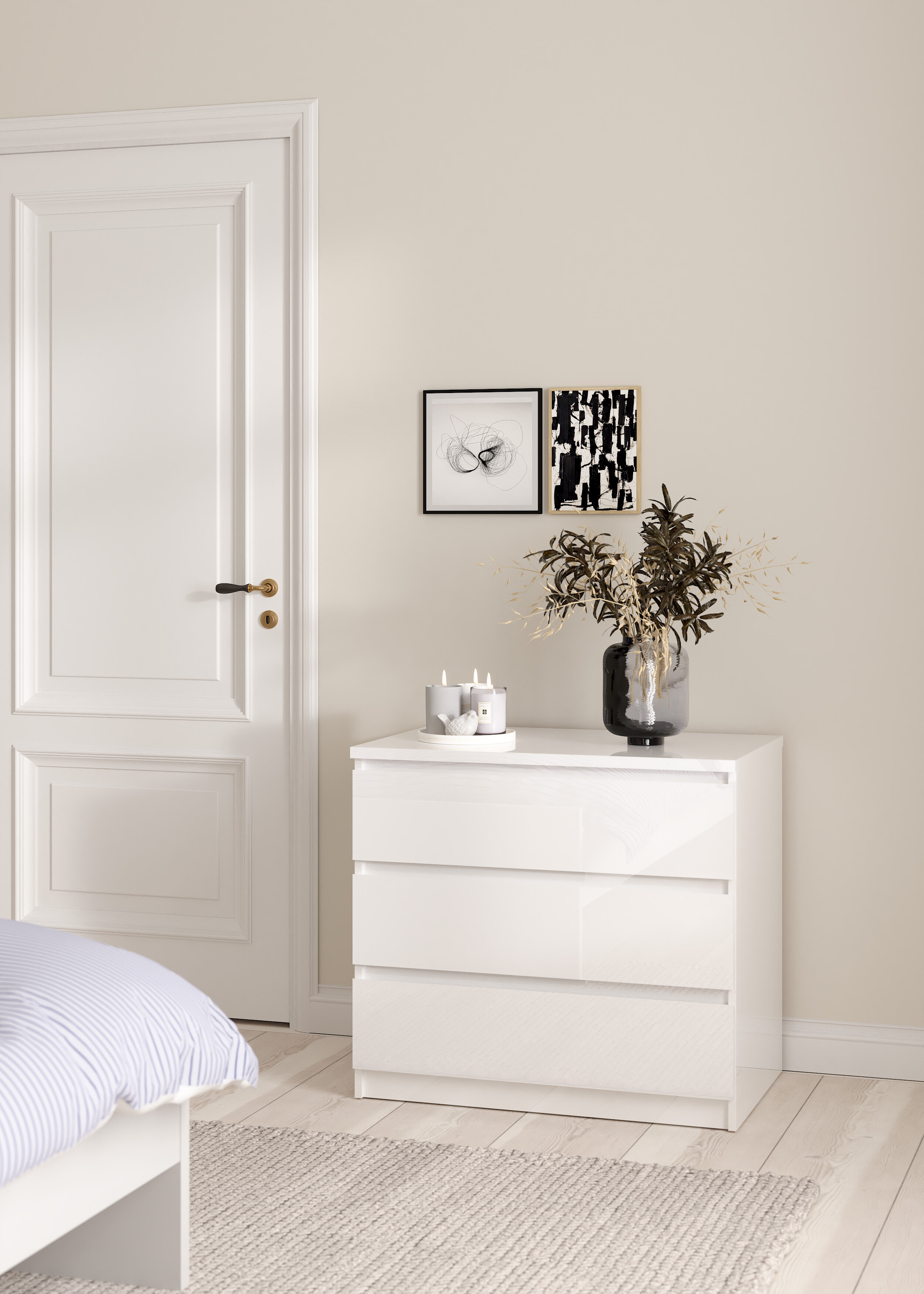 Zipcode Design™ Jada 3 Drawer 30.31" W Dresser & Reviews | Wayfair