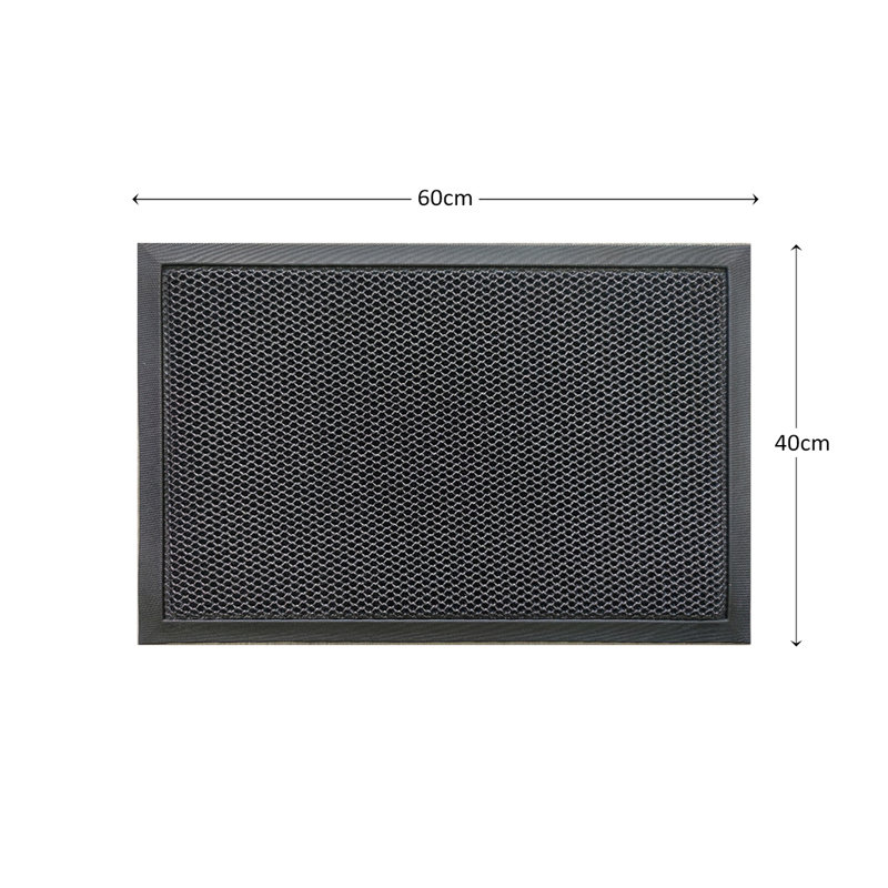 Meshmat Entrance Doormat - Dark Grey, 40cm W x 60cm L