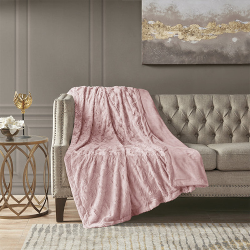 Couverture douce et confortable, Rosé