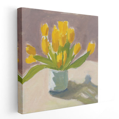 «Sunny Tulips», reproduction d'art sur toile