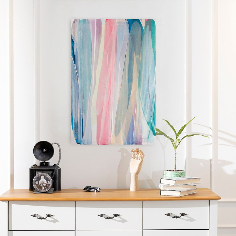 Acapulco I, art abstrait contemporain, H 24 po x l 16 po