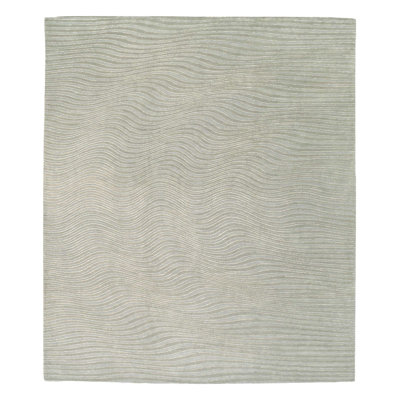 Lagoon Wool Area Rug in Blue/Neutral