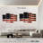 Borges Wavy Wooden USA Flag-108860975