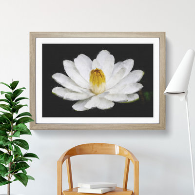 Heart of a White Lily - Picture Frame Graphic Art
