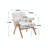 Swante 26.4 inches Wide Armchair with Solid Wood Armrest and Feet-1562477388