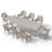 Outdoor Patio 8-person Dining Set-1972229683