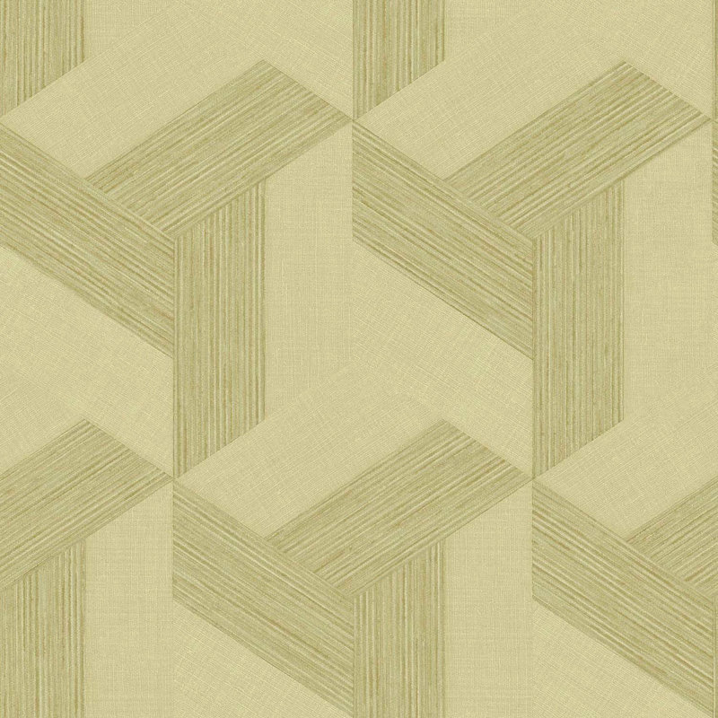 Galerie Synergy Geometric Wallpaper, Green