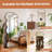 Wavy Mirror Full Length with Stand for Bedroom, Living Room Cloakroom-1203932269