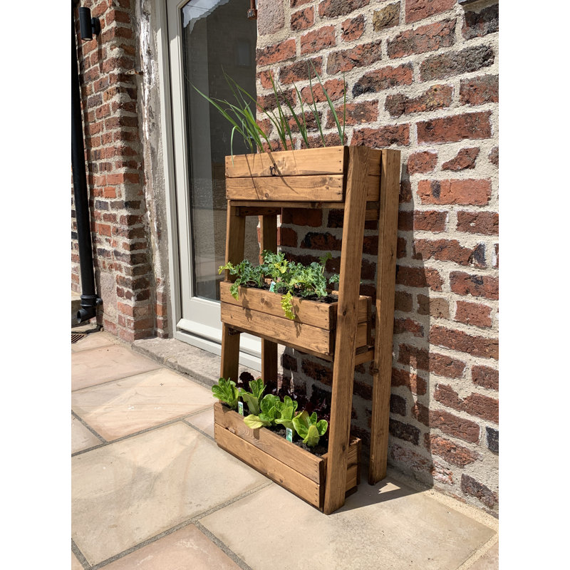 Ischia Handmade Wood Vertical Garden