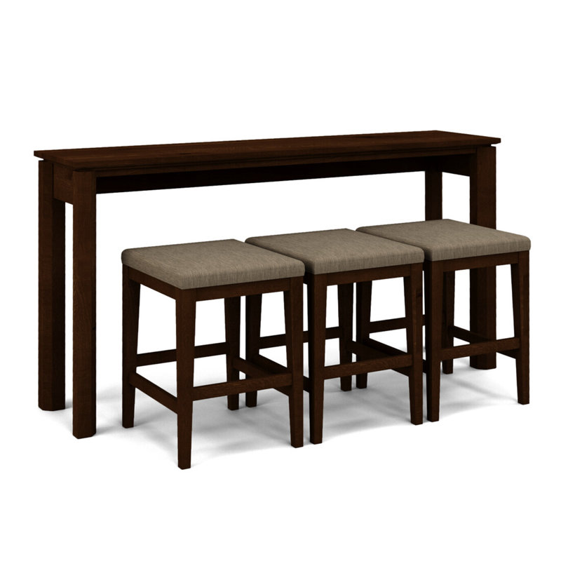 Rustic Oak Counter Stool