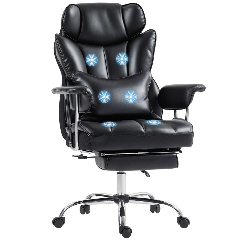 Fauteuil de bureau 400LBS, fauteuil de bureau, noir, Noir