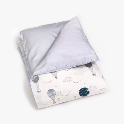 Ensemble de couette pour tout-petits Touch The Sky, bleu