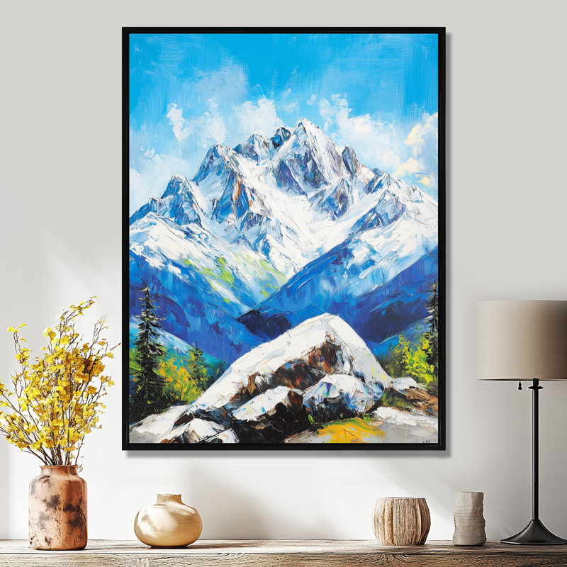 Impression murale Rocky Mountain Majesty II - Colorado, H 32 po x l 24 po, Reproduction avec cadre flottant, Noir