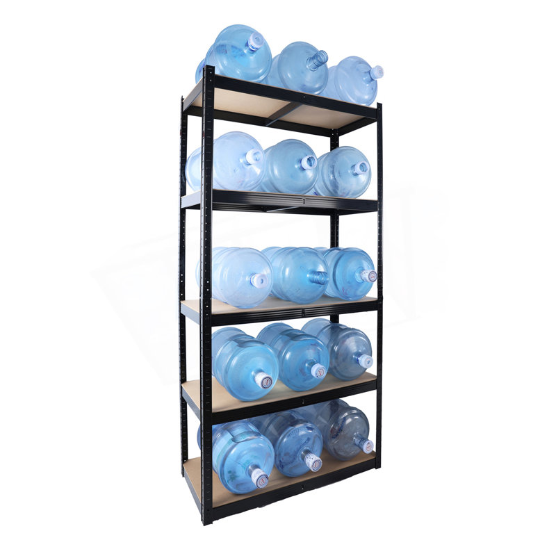 Support de rangement de garage réglable avec structure en métal, tablettes de rangement de garage