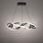 Interlace 1 - Light Black LED Novelty Pendant