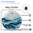 Ocean Wave Clock Art - 12'' Modern Glass Wall Clock