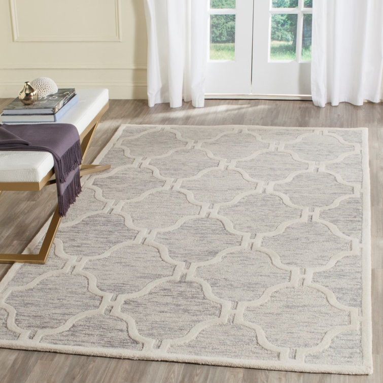 Cannen Hand Tufted Wool Geometric Rug