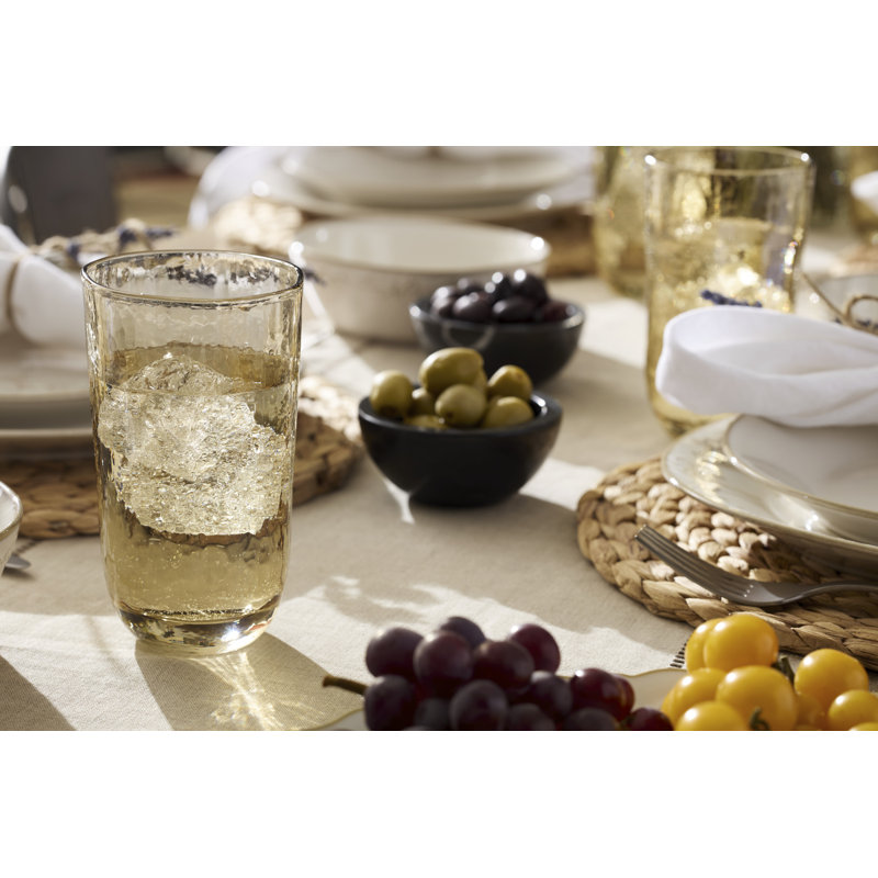 Grand gobelet Lenox Homespun Amber - ensemble de 4